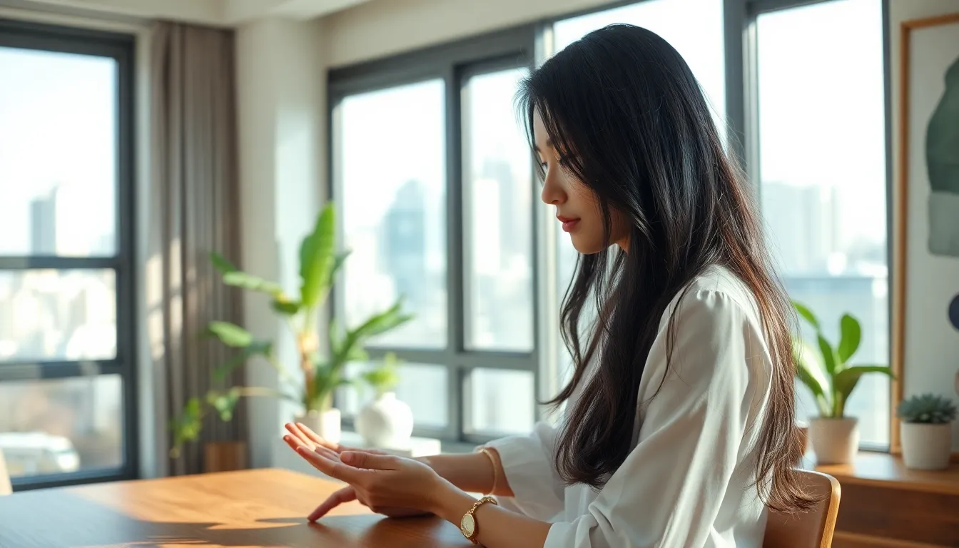 다양한 손금 예시 이미지