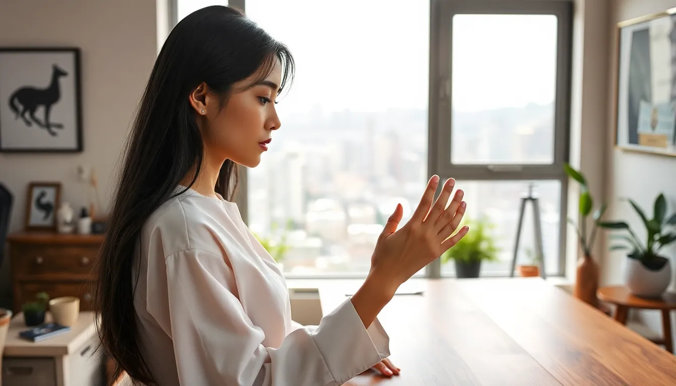 손금 예시 이미지